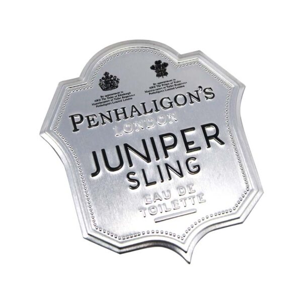 aluminum nameplate custom logo shape