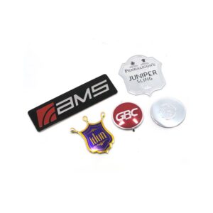 5 custom metal nameplate