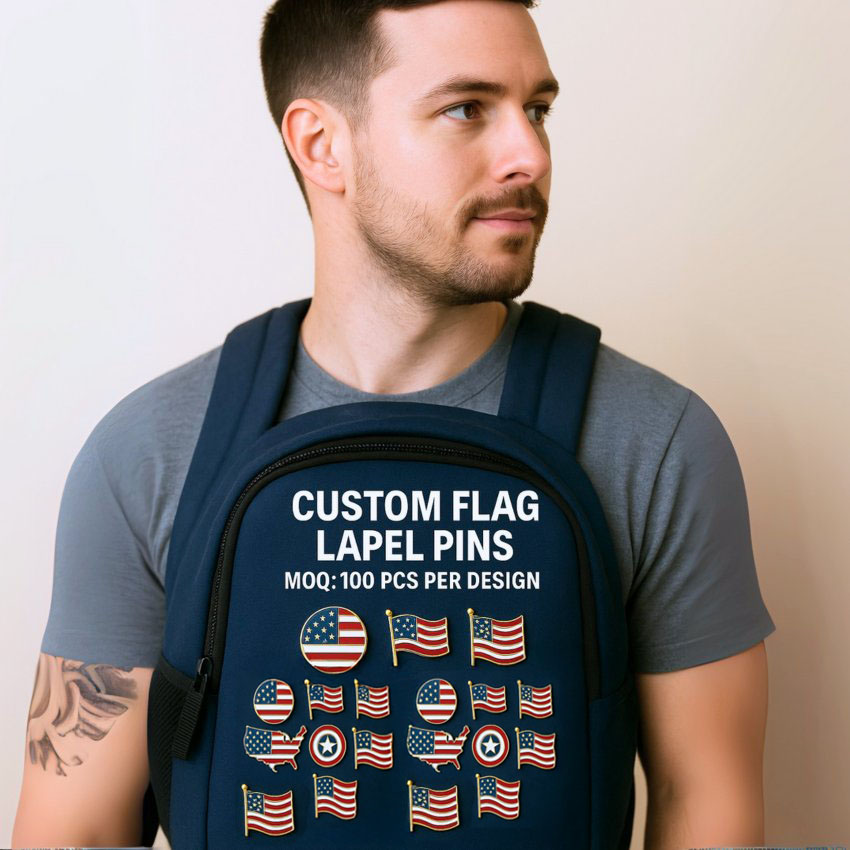 US Flag Pins - 2