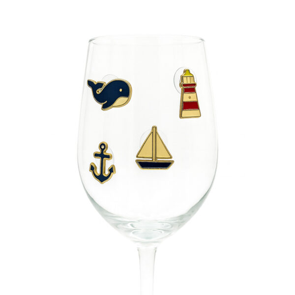 custom ocean sea themed wine charm
