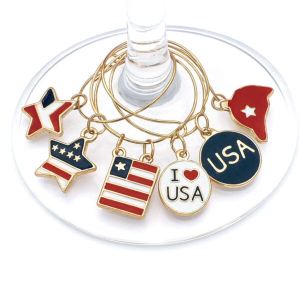 USA custom wine glass identifiers B2B metal products maker